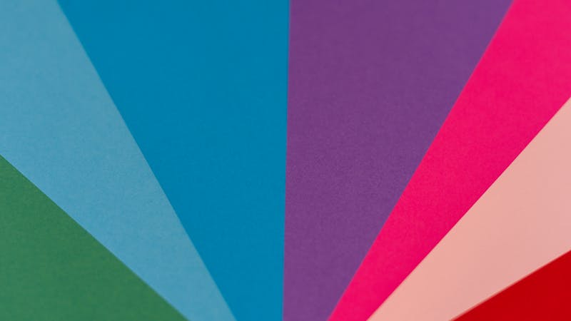 Color spectrum showing a range of hues used in design system token definitions