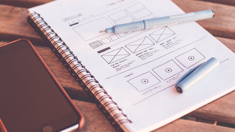 UI components organized in a design system layout