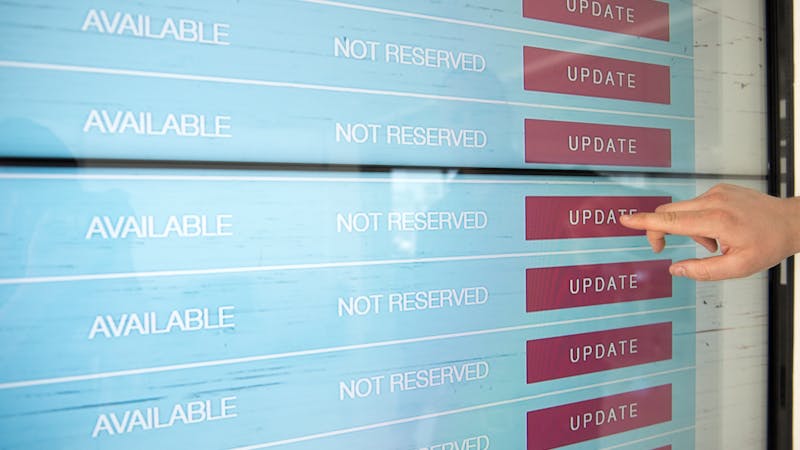 User interface elements loading progressively on screen
