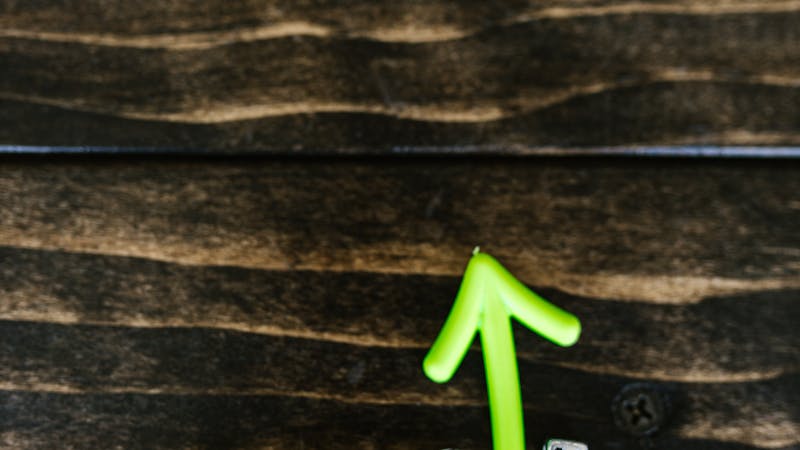Upward growth trajectory representing product scaling
