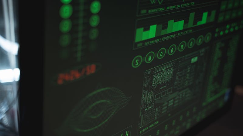 System monitoring dashboard showing application health metrics and uptime status