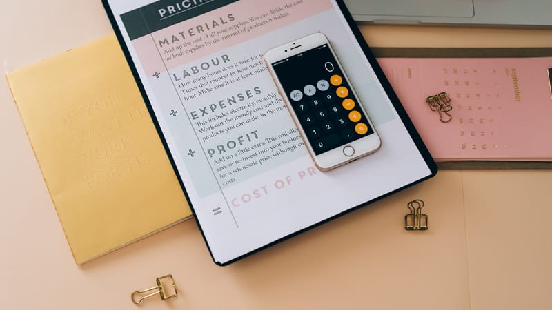 Subscription plan options displayed on a pricing page