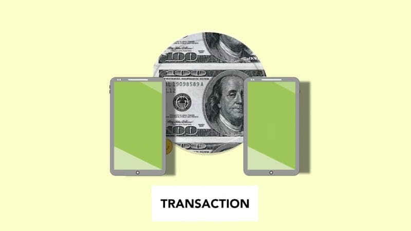 Smartphone displaying a digital payment transaction confirmation screen