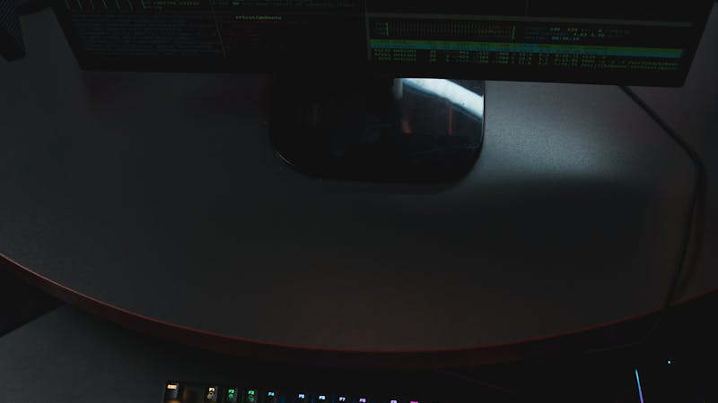 Developer working on type-safe code in a development environment